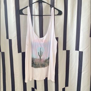 WHITE O NEILL GRAPHIC TANK TOP